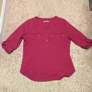 ⭐5/$25--Women's Pink Blouse